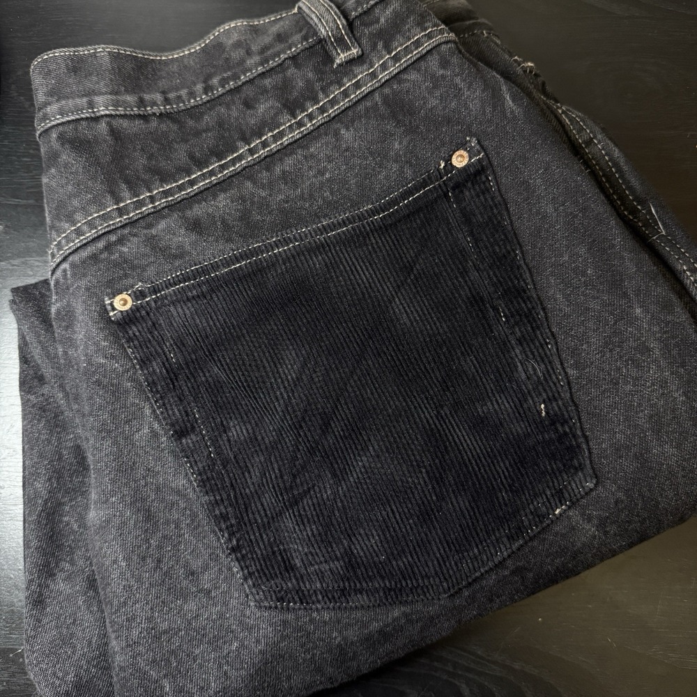 Fubu Collection Mens 40x34 Fits 38x28 Circa XC11 Vintage Wide‎ Leg Baggy Jeans